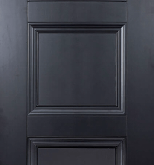 78X33 BLACK AMSTERDAM 3 PANEL PRIMED