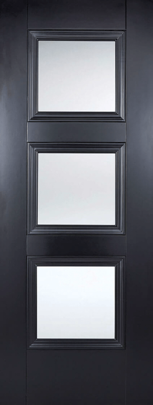 78X27 BLACK AMSTERDAM 3L GLAZED PRIMED