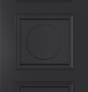 78"X27"X44MM ANTWERP BLACK 3 PANEL FD30