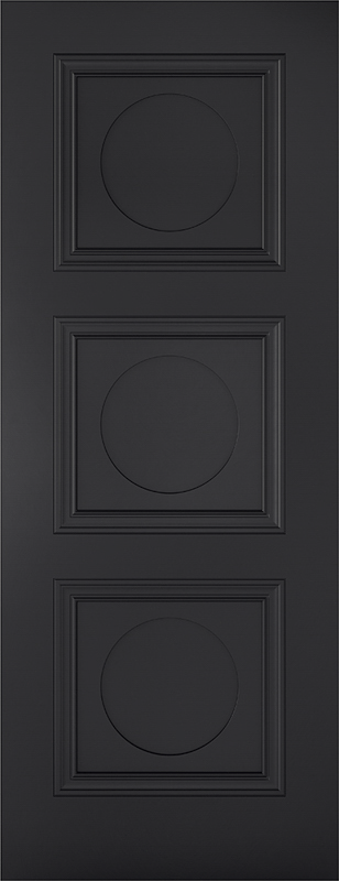 78"X27"X35MM ANTWERP BLACK 3 PANEL