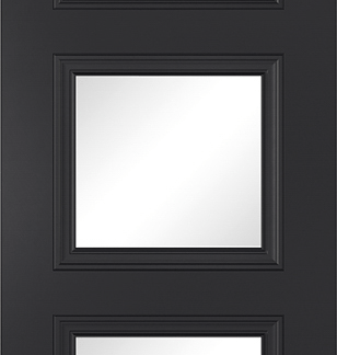 BLACK ANTWERP GLAZED 3L INTERNAL DOOR