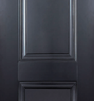 78X33 BLACK ARNHEM 2 PANEL PRIMED
