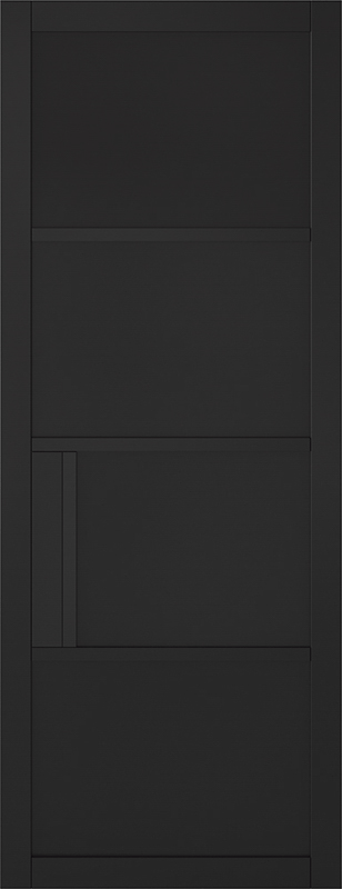 78X33 BLACK CHELSEA 4P SOLID INTERNAL DOOR