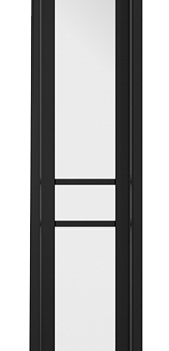 1981X292 GREENWICH BLACK DEMI PANEL