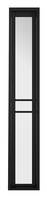 1981X292 GREENWICH BLACK DEMI PANEL