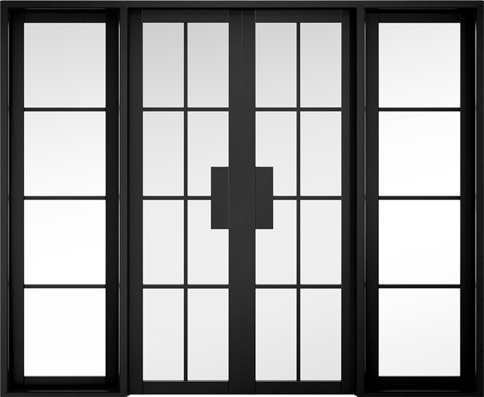 MALVERN 8' BLACK ROOM DIVIDER