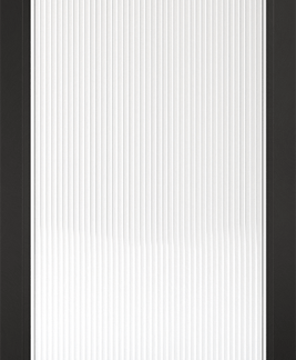 BLACK MELROSE REEDED GLAZED INTERNAL DOOR