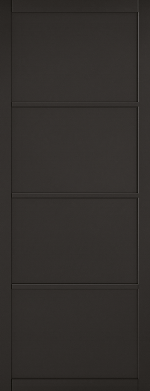 2040x826x40mm BLACK SOHO SOLID INTERNAL DOOR