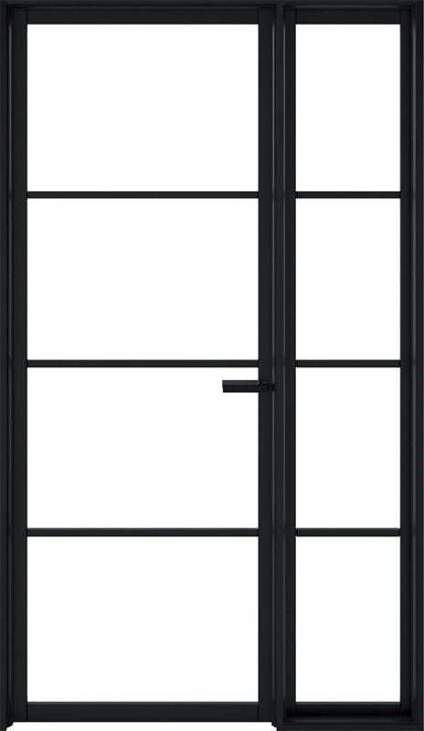 1981X292 SOHO BLACK DEMI PANEL - Image 2