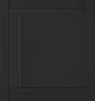 78X33 BLACK TRIBECA 3P SOLID INTERNAL DOOR