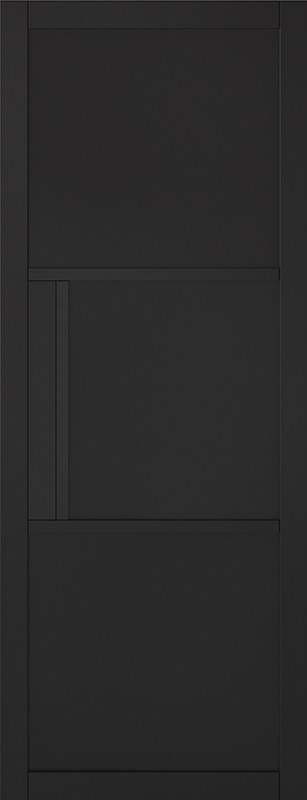 78X27 BLACK TRIBECA 3P SOLID INTERNAL DOOR