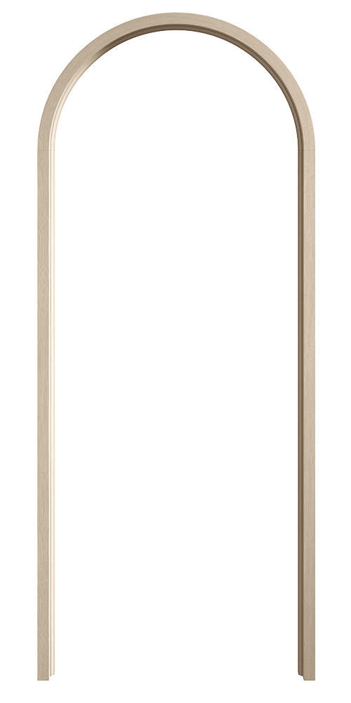 BLONDE OAK CURVED DOOR FRAME 78X30