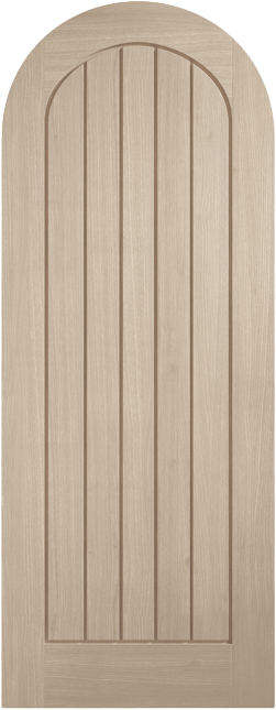 78X30 BLONDE OAK MEXICANO CURVED TOP