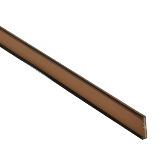 2100x20x4mm Lorient Intumescent FD30 Bladed Dual Seal (Brown)
