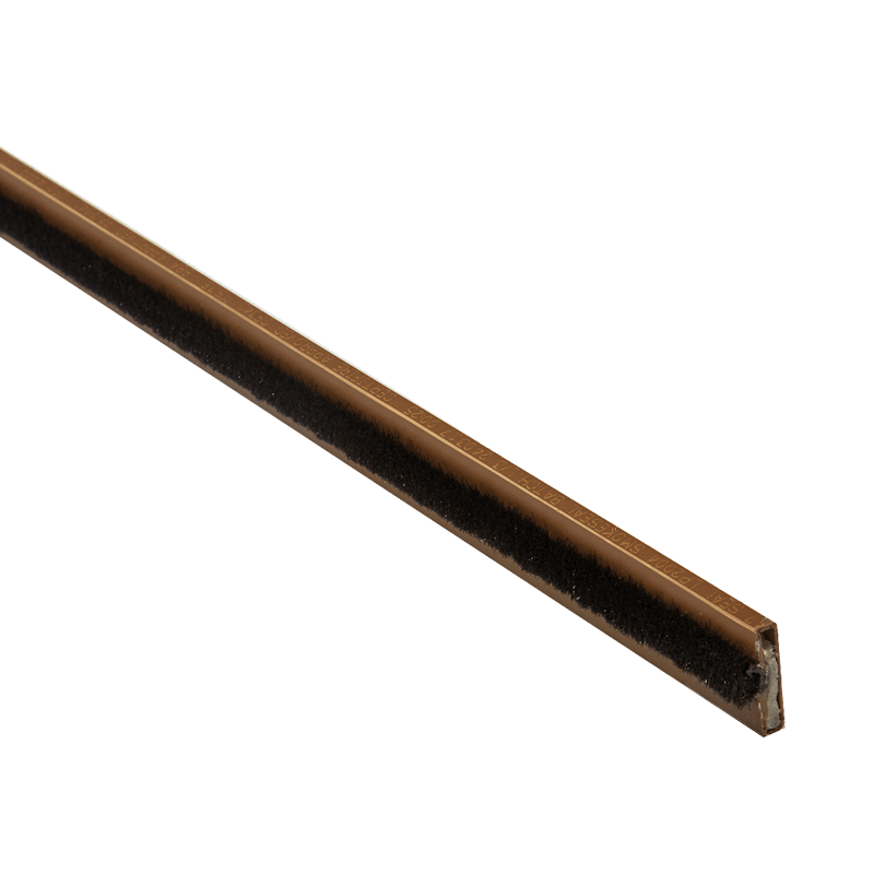 2100x20x4mm Lorient Intumescent FD30 Pile (Black Brush) Fire & Smoke (Brown)