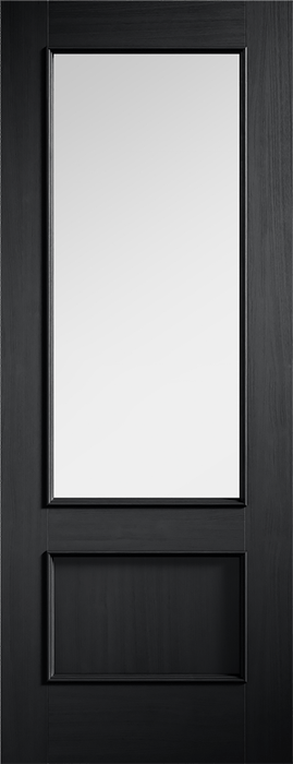 CHARCOAL BLACK MURCIA GLAZED INTERNAL DOOR