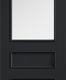 CHARCOAL BLACK TOLEDO GLAZED INTERNAL DOOR