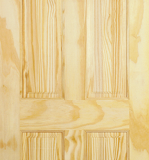 78X33 4 PANEL CLEAR PINE