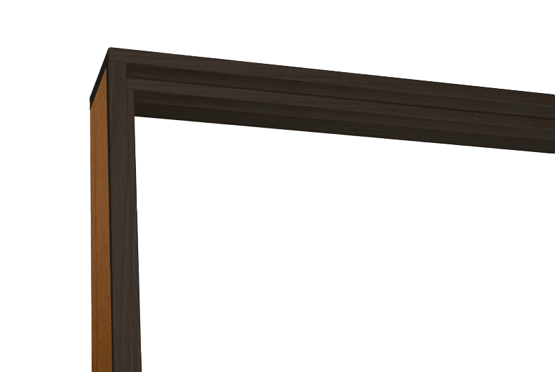 22X108MM BLACK PRIMED SINGLE DOOR LINING INC LOOSE STOPS
