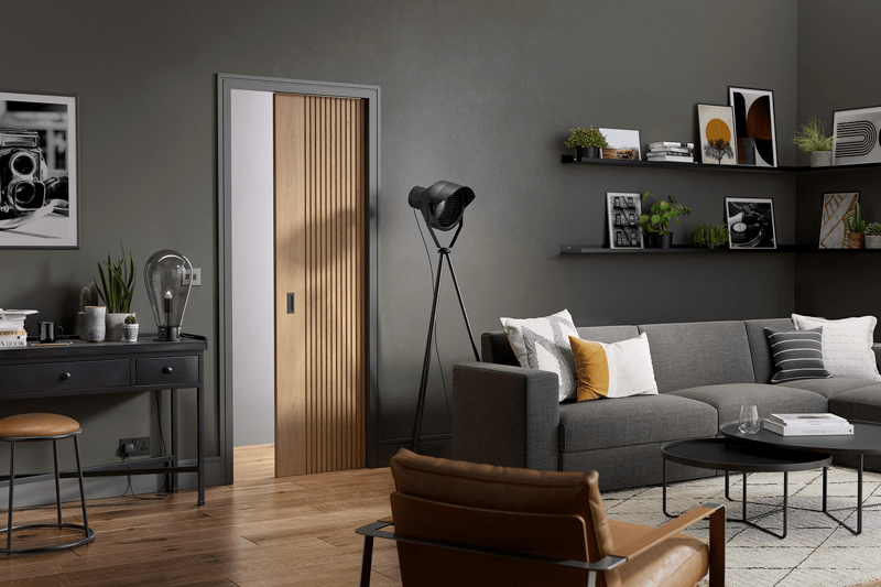 FLUSSO POCKET DOOR SET SINGLE POCKET DOOR