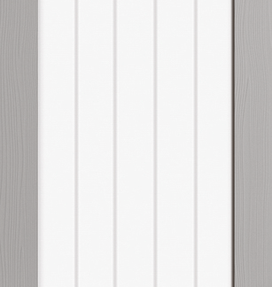GREY MOULDED TEXTURED VERTICAL GLAZED 1L INTERNAL DOOR