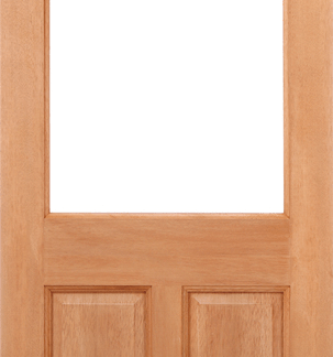 78X30 2XG M&T 2 PANEL BOTTOM HARDWOOD EXTERNAL