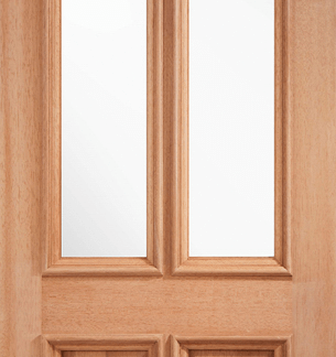 HARDWOOD ISLINGTON UNGLAZED EXTERNAL DOOR