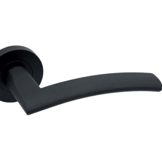 IRONMONGERY GENOA MATT BLACK HANDLE HARDWARE PACK