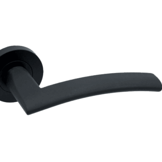 IRONMONGERY GENOA MATT BLACK HANDLE HARDWARE PRIVACY PACK