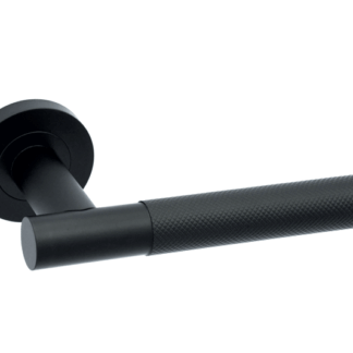 IRONMONGERY LUGANO MATT BLACK PRIVACY HANDLE PACK