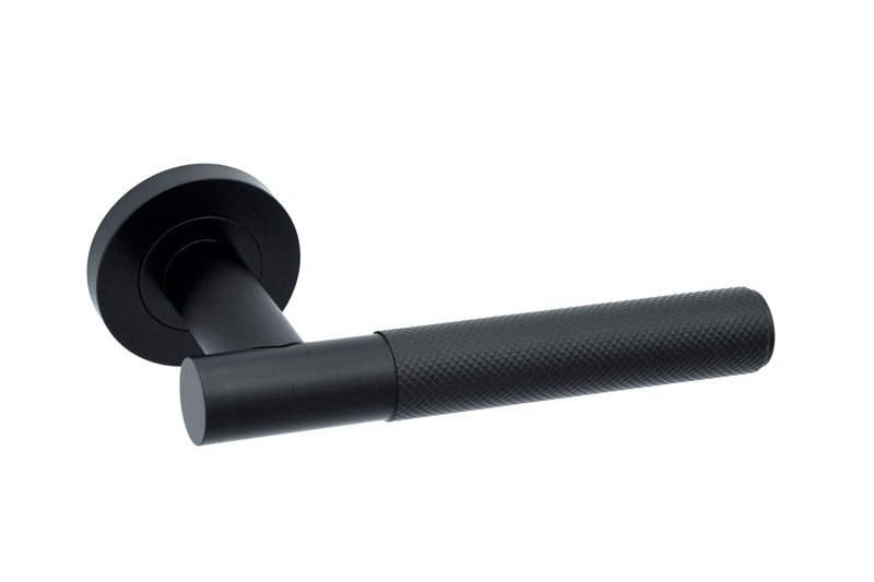 IRONMONGERY LUGANO MATT BLACK PRIVACY HANDLE PACK