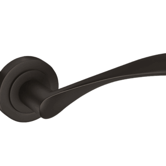 IRONMONGERY LUPUS MATT BLACK HANDLE HARDWARE PACK