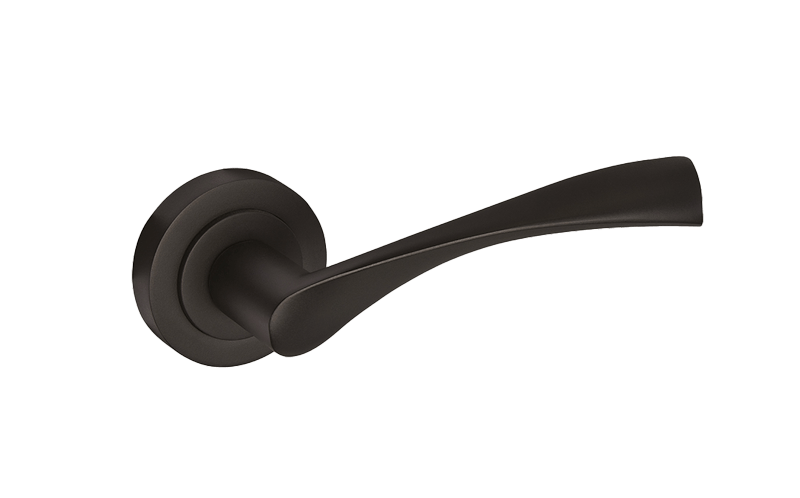 IRONMONGERY LUPUS MATT BLACK HANDLE HARDWARE PACK