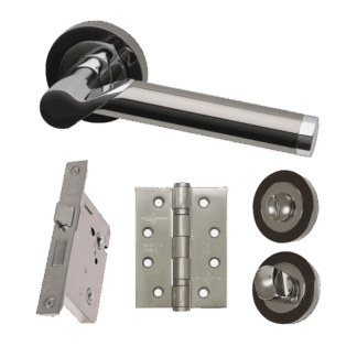 IRONMONGERY POLARIS PRIVACY HANDLE HARDWARE PACK