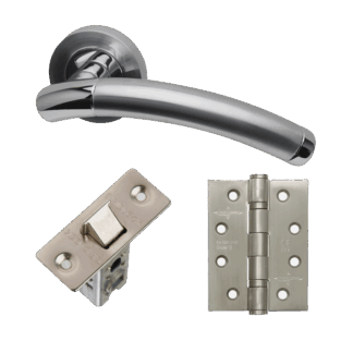 IRONMONGERY SATURN HANDLE HARDWARE PACK