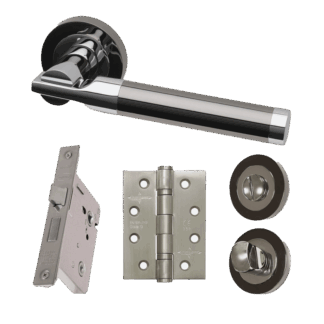 IRONMONGERY VEGA PRIVACY HANDLE HARDWARE PACK