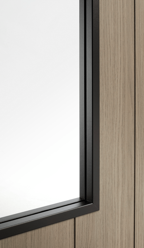 LIGHT GREY LAMINATE MONACO GLAZED INTERNAL DOOR - Image 2