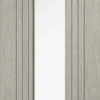 LIGHT GREY LAMINATE SYDNEY GLAZED INTERNAL DOOR