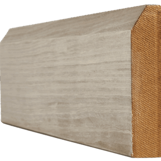 18X146 LIGHT GREY PRE-FINISHED CHAMFERED SKIRTING (4X3M LENGTHS)