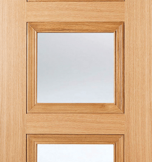 OAK AMSTERDAM GLAZED 3L INTERNAL DOOR