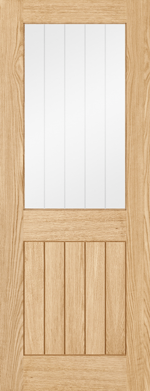 OAK BELIZE GLAZED 1L PRE-FINISHED INTERNAL DOOR