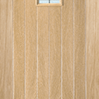 OAK COTTAGE GLAZED 1L EXTERNAL DOOR