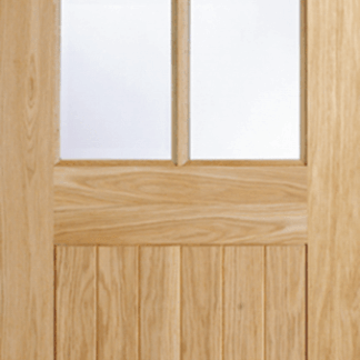 OAK COTTAGE GLAZED 4L EXTERNAL DOOR