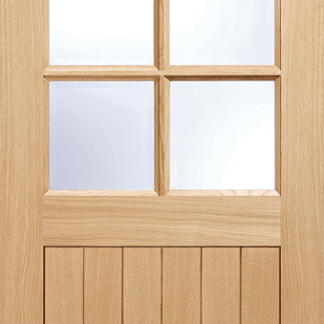 OAK COTTAGE GLAZED 6L EXTERNAL DOOR
