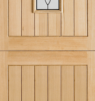 OAK COTTAGE STABLE GLAZED 1L EXTERNAL DOOR