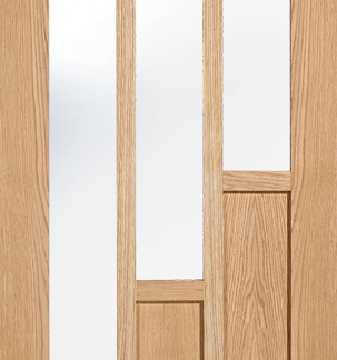 OAK COVENTRY GLAZED 3L PRE-FINISHED INTERNAL DOOR