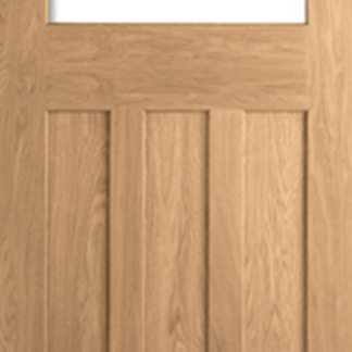 OAK DX 30S STYLE UNGLAZED INTERNAL DOOR