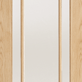 2040x626X40MM OAK LINCOLN 3 LIGHT GLAZED PREFINISHED