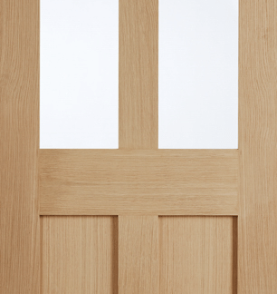 OAK LONDON GLAZED INTERNAL DOOR