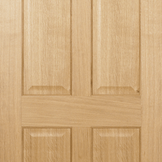 OAK REGENCY 4P PRE-FINISHED FIRE DOOR
